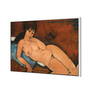 Nude on a Blue Cushion - Modigliani