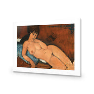 Nude on a Blue Cushion - Modigliani