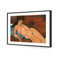 Nude on a Blue Cushion - Modigliani