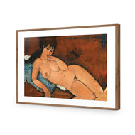 Nude on a Blue Cushion - Modigliani
