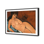 Nude on a Blue Cushion - Modigliani