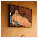 Nude on a Blue Cushion - Modigliani