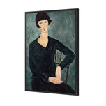 Woman in Blue Dress By Modigliani