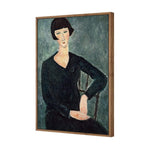 Woman in Blue Dress By Modigliani