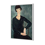 Woman in Blue Dress By Modigliani