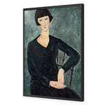 Woman in Blue Dress By Modigliani