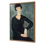 Woman in Blue Dress By Modigliani