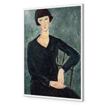Woman in Blue Dress By Modigliani
