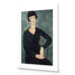 Woman in Blue Dress By Modigliani