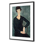 Woman in Blue Dress By Modigliani