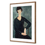 Woman in Blue Dress By Modigliani