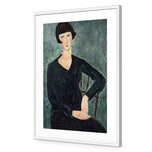 Woman in Blue Dress By Modigliani