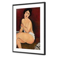 Sitting Nude By Modigliani