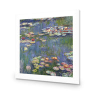 Red Water Lilies by Monet