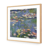 Red Water Lilies by Monet