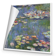 Red Water Lilies by Monet