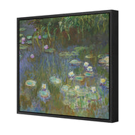 White and Purple Water Lilies by Monet