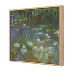 White and Purple Water Lilies by Monet