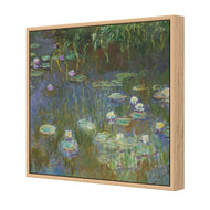 White and Purple Water Lilies by Monet
