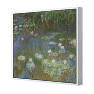 White and Purple Water Lilies by Monet