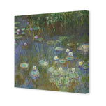 White and Purple Water Lilies by Monet