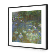 White and Purple Water Lilies by Monet