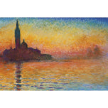 San Giorgio Maggiore at Dusk By Monet
