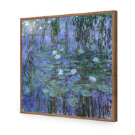 Blue Water Lilies by Monet
