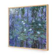 Blue Water Lilies by Monet