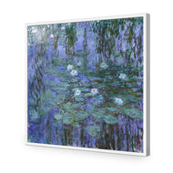 Blue Water Lilies by Monet
