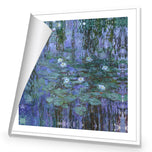 Blue Water Lilies by Monet