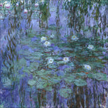 Blue Water Lilies by Monet