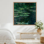 Green Water Lilies by Monet