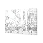 New York Taxis, Drawing Border People