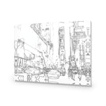 New York Taxis, Drawing Border People