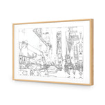 New York Taxis, Drawing Border People