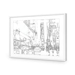 New York Taxis, Drawing Border People