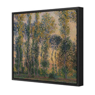 Poplars At Giverny Sunrise by Monet