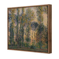Poplars At Giverny Sunrise by Monet