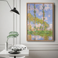 Poplars In The Sun by Monet