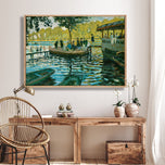 La Grenouillere by Monet