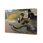 Camille Monet on a Bench by Monet