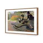 Camille Monet on a Bench by Monet