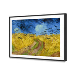 Wheat Fields with Crows by Vincent van Gogh