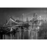 Story Bridge Abstract,B&W