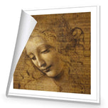 The Head of a Woman by Leonardo da Vinci