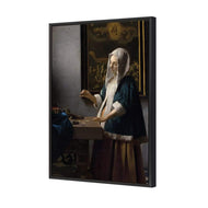 Woman Holding a Balance by Johannes Vermeer
