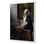 Woman Holding a Balance by Johannes Vermeer