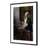 Woman Holding a Balance by Johannes Vermeer