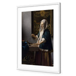 Woman Holding a Balance by Johannes Vermeer